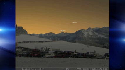 =teraz= Konjunkcia Saturn Merkur