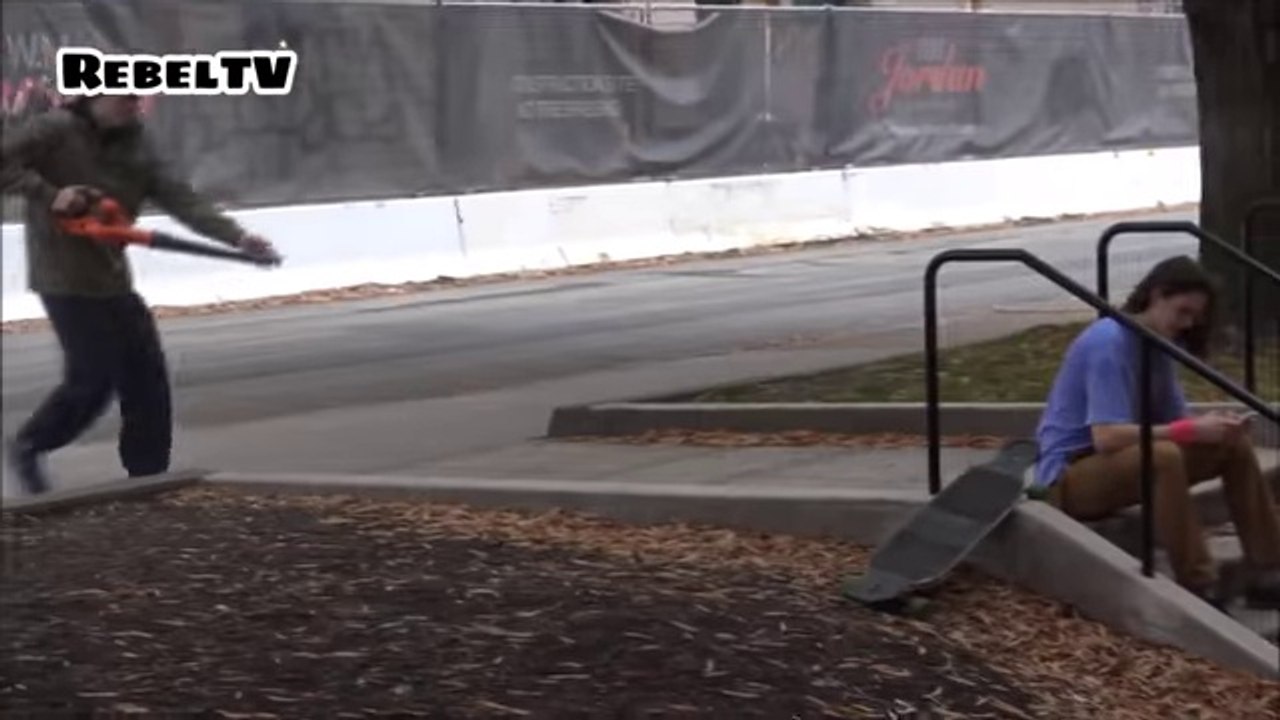 Leaf Blower Flour Prank with girls new video video Dailymotion