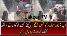 Sad incident happened with People in Saloon