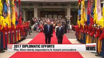 Blue House announces its top ten achievements of 2017, Diplomatic efforts in detail