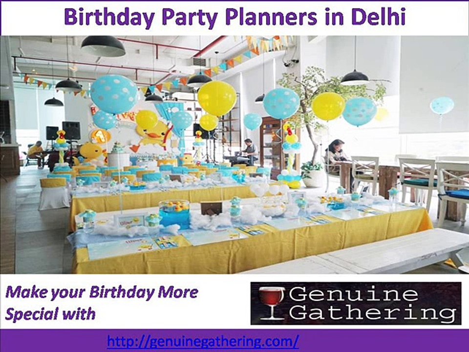 Birthday Party Planners in Delhi