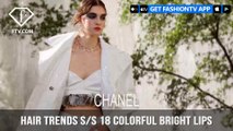 Colorful Bright Lips Makeup Trends Backstage at Major Fashion Shows S/S 18 | FashionTV | FTV