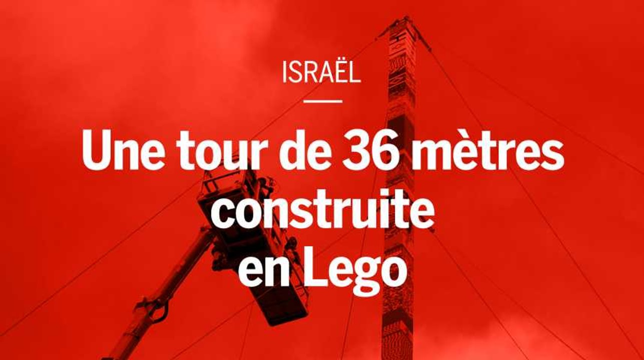 Tel-Aviv construit la plus haute tour construite en Lego au monde