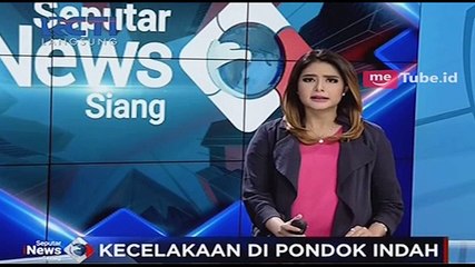 Mobil Terbalik di Pondok Indah