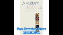 A Writer's Resource A Handbook for Writers and Researchers