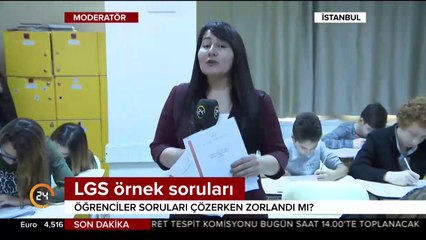 Liseye girişte örnek sorular yayımlandı.