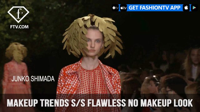 Flawless No Makeup Look Makeup Trends Backstage S/S 18 | FashionTV | FTV