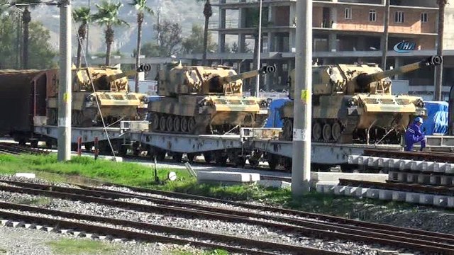 Hatay’da sınıra askeri sevkiyat devam ediyor
