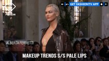 Pale Nude Lips Makeup Trends Backstage at Major Fashion Shows S/S 18 | FashionTV | FTV