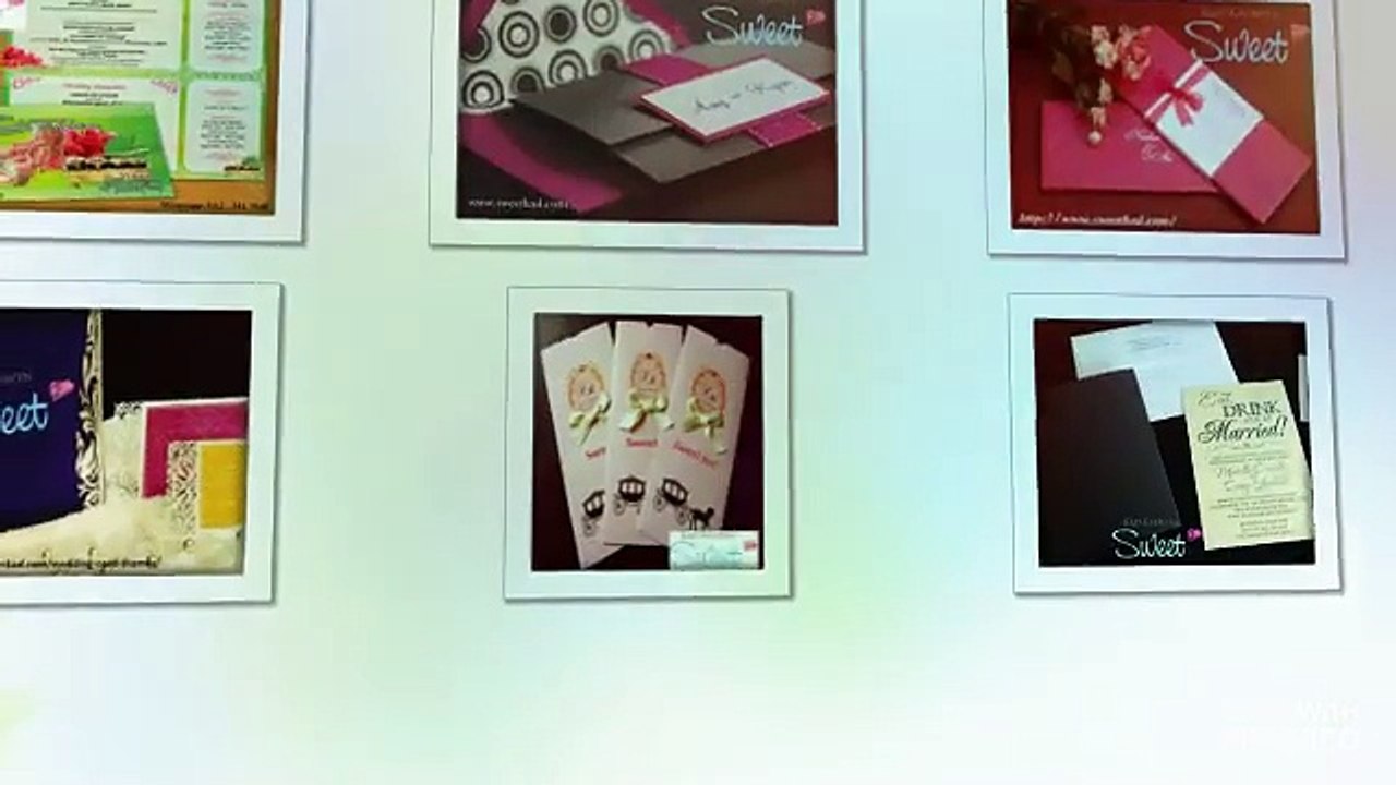 Kad perkahwinan | Design kad kahwin | Sweet kad