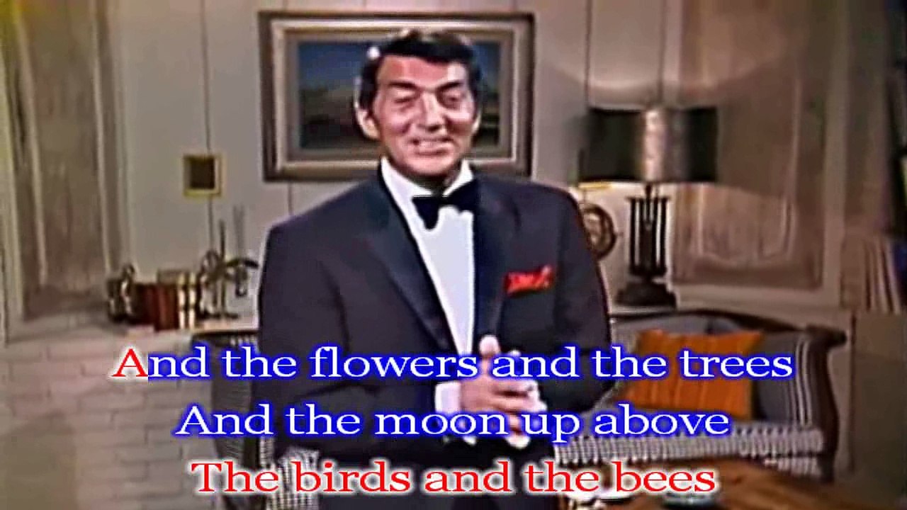 Dean Martin - The Birds and the Bees - Karaoke Joli_Papa