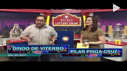 PCSO 9 PM Lotto Draw, December 29, 2017