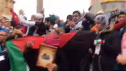 Gösterilerde Filistinliler İle İsrail Polisi Arasında Çatışma Yaşandı