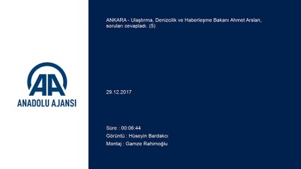 Bakan Arslan - FETÖ ile mücadele - ANKARA