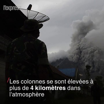 Le volcan Sinabung crache des kilomètres de cendres