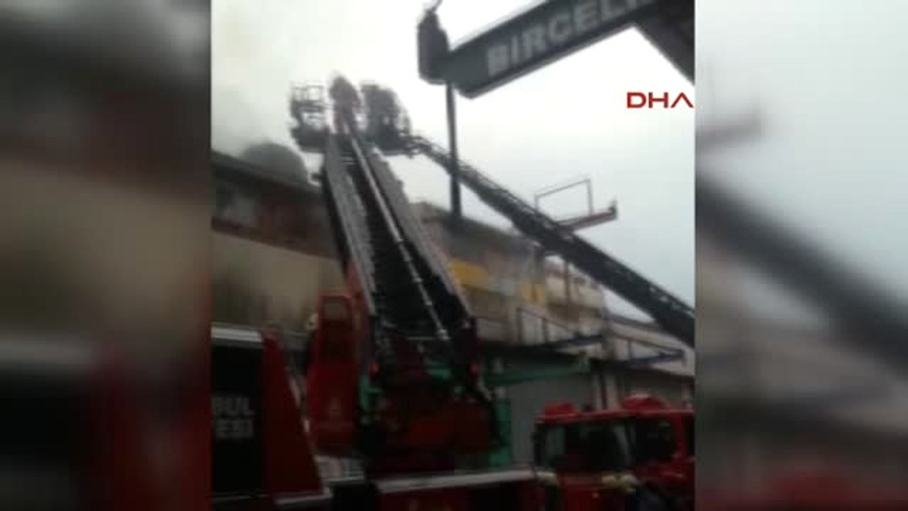 Sanayi Sitesindeki Deri Atölyesinde Yangın
