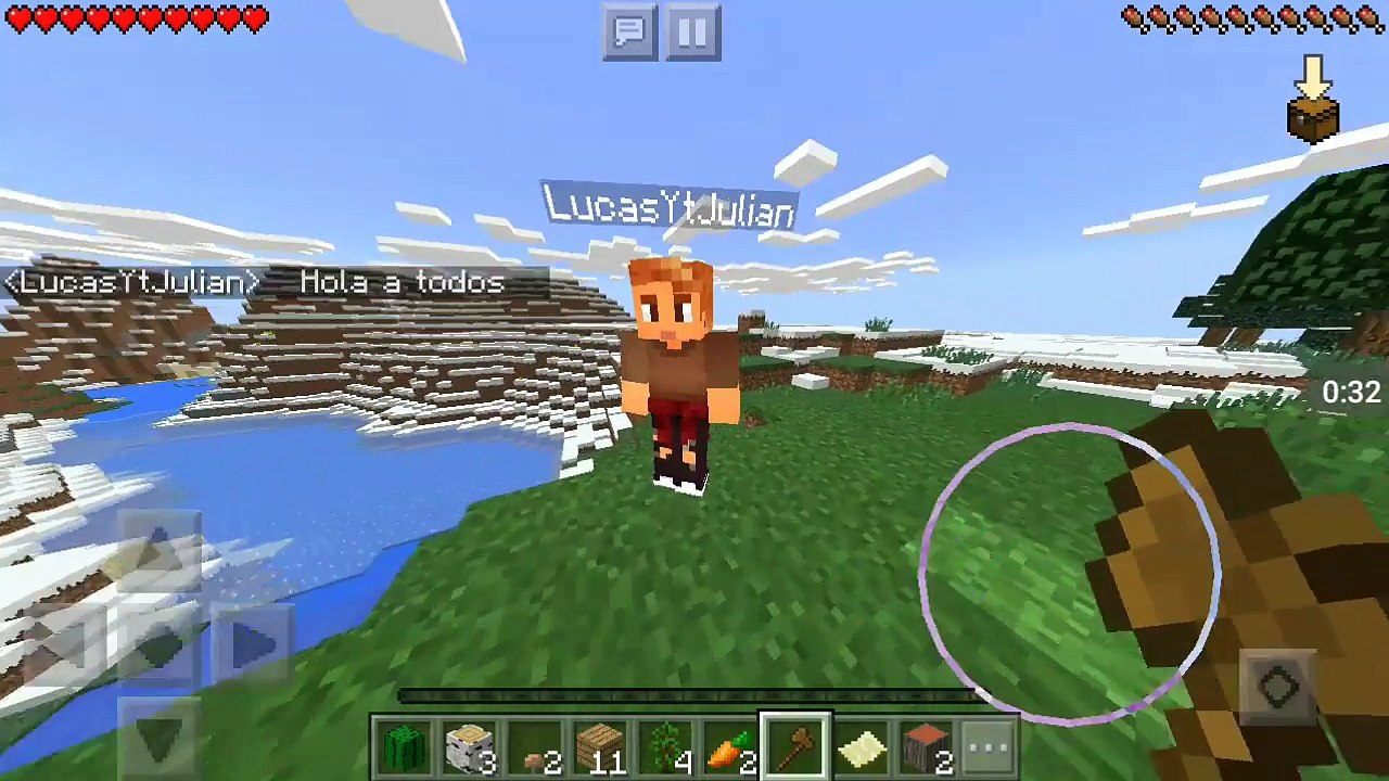 #1 ¡SurvivalSub Serie Survival Con Subs! ¡Minecraft Pocket Edition! ¡Encontramos Un Iglu!
