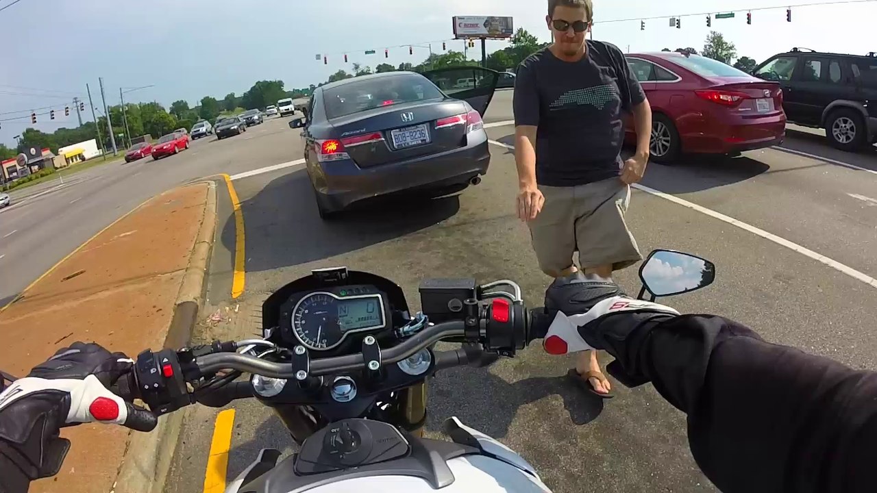 Motorcycle Rider Gets Trolled