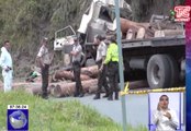 Tres personas fallecieron en fuerte accidente de tránsito en la provincia de Chimborazo