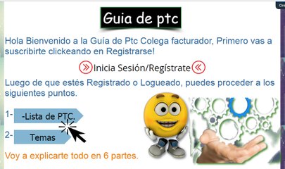 En minutos guía de ptc !!Guia Resumida de Ptc!!