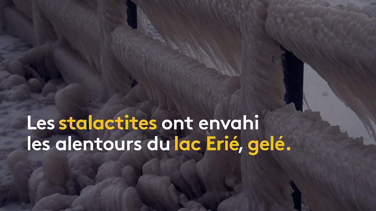 Fontaine de glace, stalactites, voitures gelées... Le froid paralyse l'est des Etats-Unis