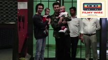 Karan Johars first public appearance with his CUTE twin kids Yash and Roohi