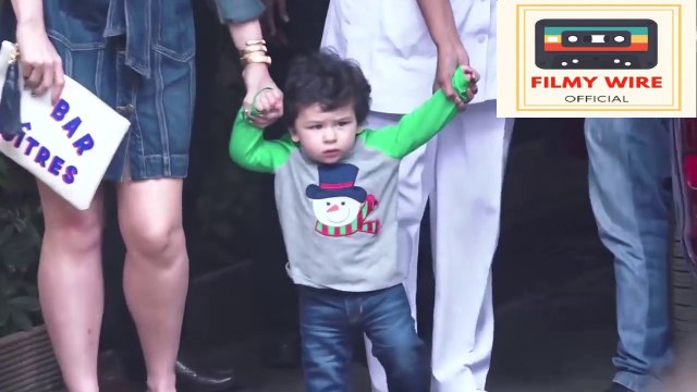 Saif Ali Khan & Kareena Kapoor Celebrate Christmas With Their CUTE Son Taimur Ali Khan