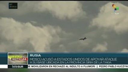 Rusia acusa a EE.UU. de apoyar un ataque a su base en Siria