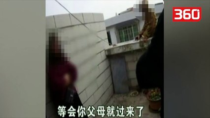 Djali tenton te hidhet nga pallati sepse e la e dashura, zjarrfikesit kthehen ne heronj te vertete (360video)