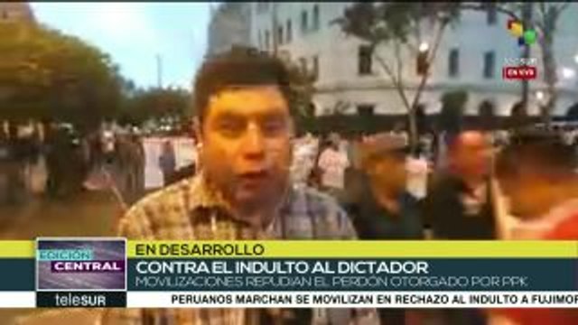 Perú: no cesan movilizaciones en rechazo al indulto a Fujimori