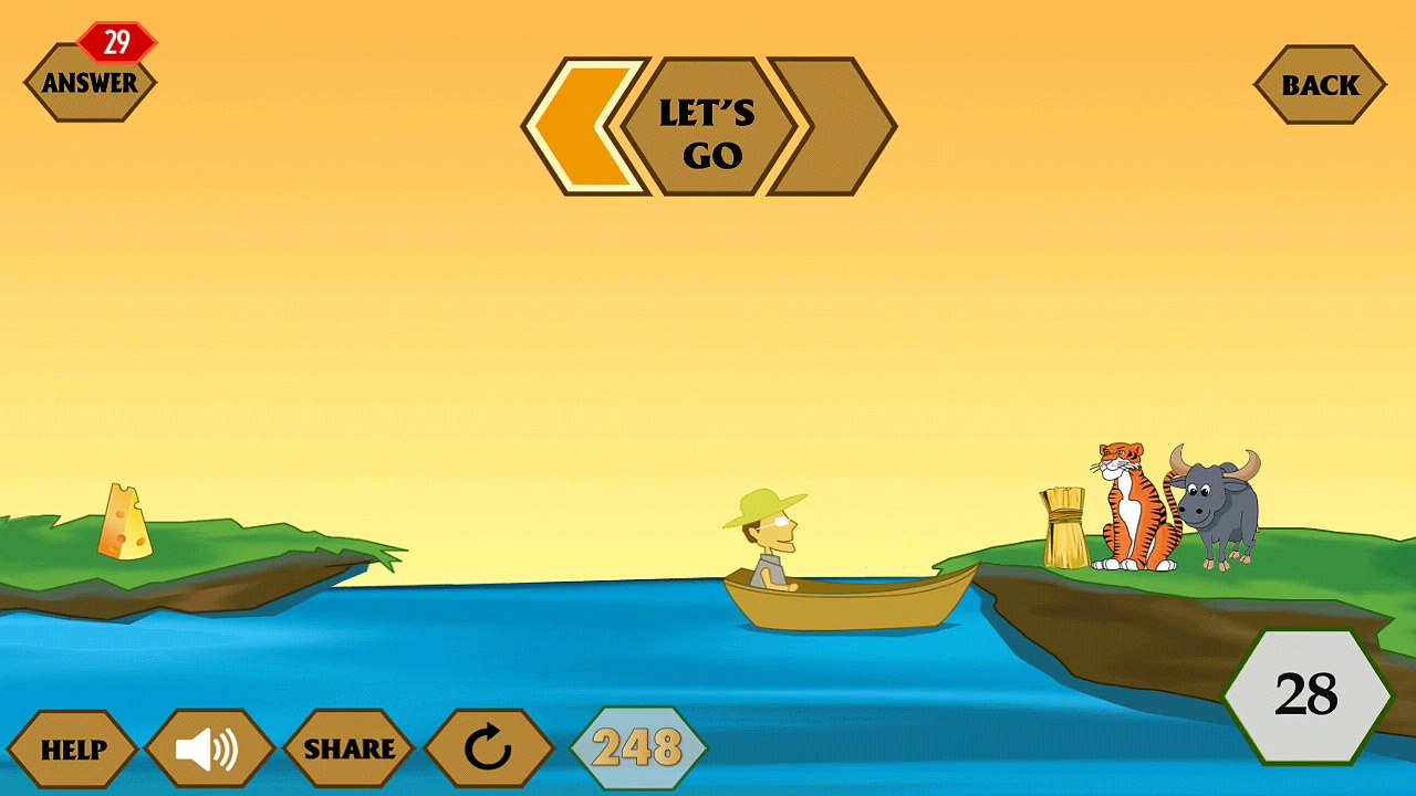 River crossing IQ - Logic 22 solution