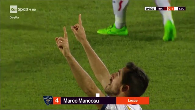 0-1 Marco Mancosu Goal Italy Serie C Girone C - 29.12.2017 Trapani Calcio 0-1 US Lecce