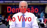 Globo faz demissão de William Waack ao vivo no próprio Jornal