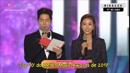 [Legendado PT-BR] BTS ganha prêmio 'Hot Top 10'! @MMA2017