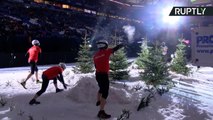 Athletes Take Aim at World Snowball Fight Championships