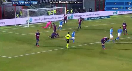 Marek Hamsik Goal - Crotone 0-1 Napoli 29.12.2017
