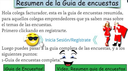 Guia de encuestas Resumida!! Información de valor.