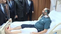 Cumhurbaşkanı Erdoğan ve Başbakan Yıldırım, Elektrik Akımına Kapılarak Ağır Yaralanan Harun Polat'ı...