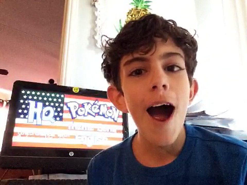 Singing Pokémon theme lots of off key