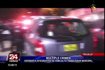 Trujillo: Sicarios asesinaron a una familia completa