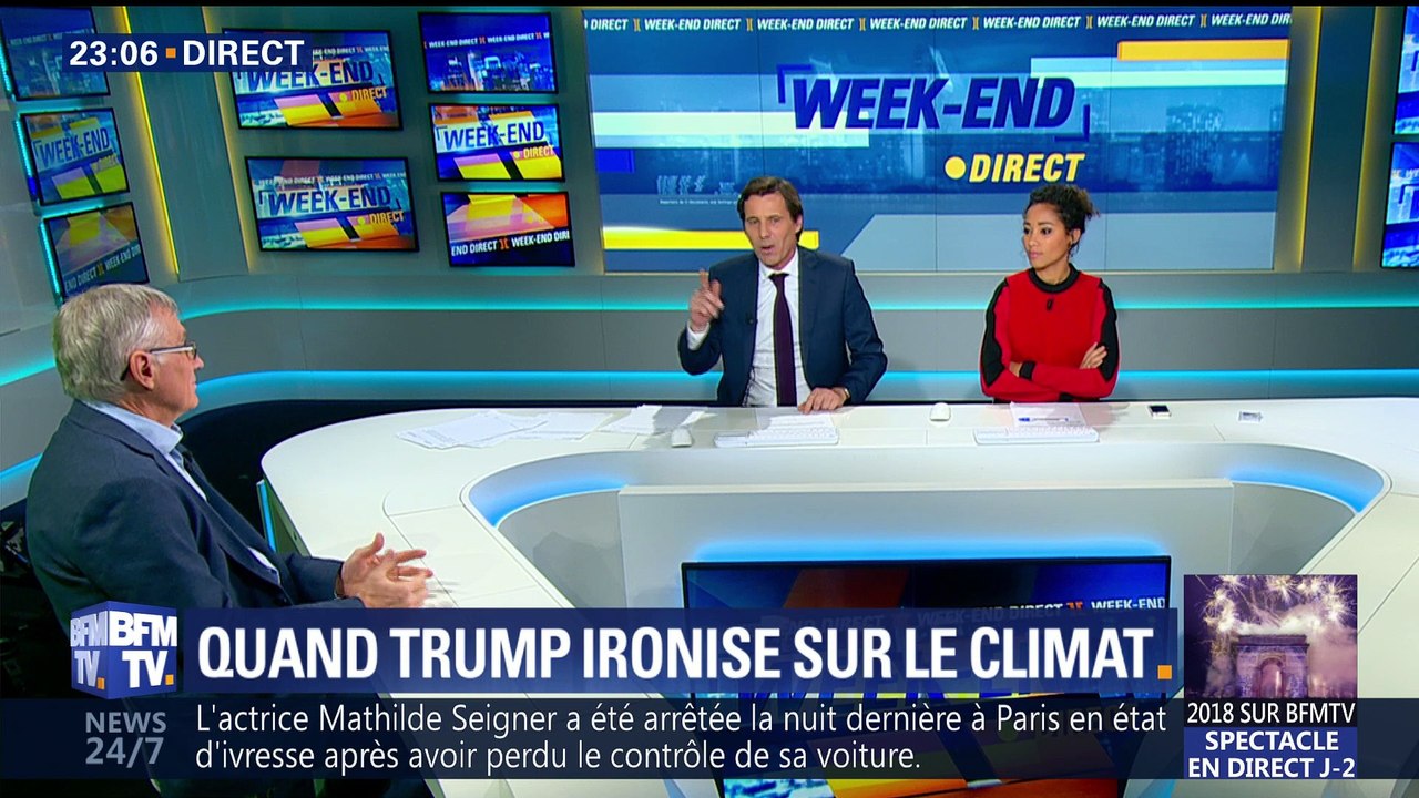 Quand Donald Trump ironise sur le climat