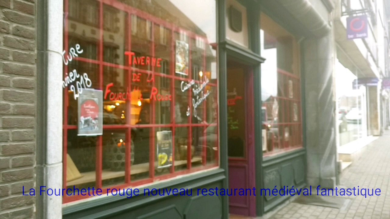 La Fourchette rouge: nouveau restaurant médiéval-fantastique de Tournai