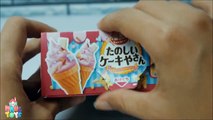 Kracie Popin' Cookin' Mini Ice Cream Shaped Candy たのしいケーキやさん How to Make Ice