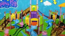 Peppa Pig  Playground Construction Toys Mega Blocks Playset Video ◕ ‿ �