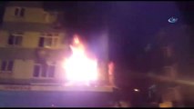 Yangını Vatandaş, Polis ve İtfaiye Ekipleri Söndürdü