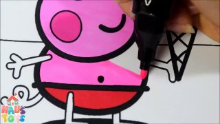 Peppa Pig Coloring Book Pages Kids Fun Art Activities Videos for Childre