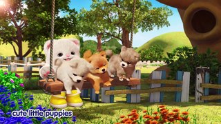 Cute Little Puppies - Songs For Children - Songs For Kids - Nursery Rhymes Compilation - Cartoon Animation Songs for Kid
