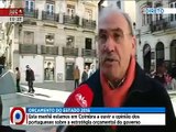 Equipa de reportagem da SIC agredida por comerciantes enquanto tenta fazer uma entrevista na Baixa de Coimbra