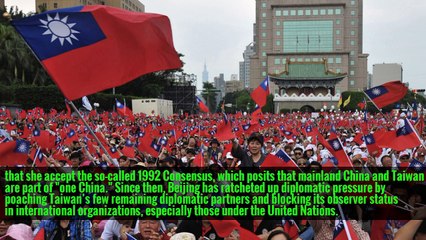 Taiwan President Says China’s Military Expansion Could Destabilize Asia