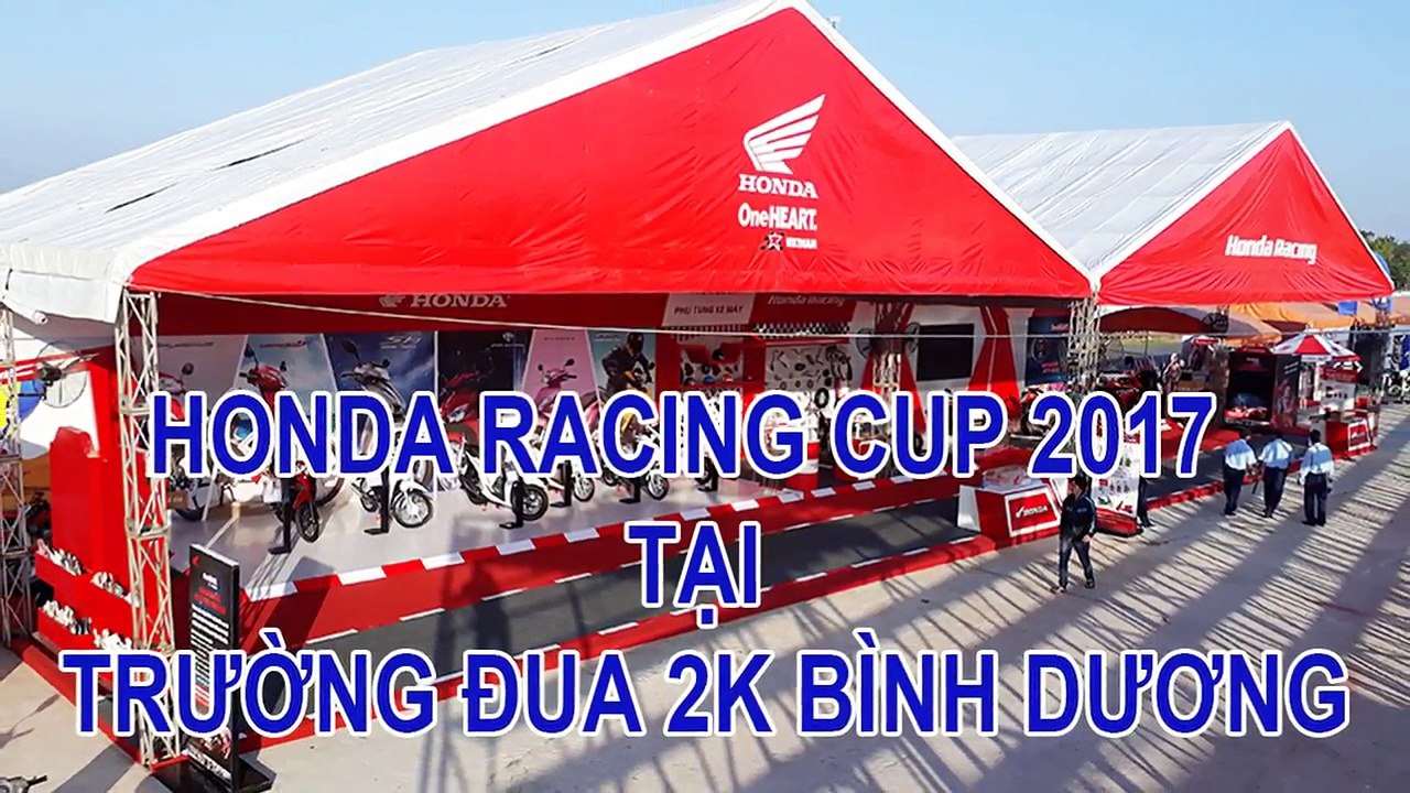 Cho thuê nhà bạt không gian tại Honda Racing Cup 2017 trường đua 2K